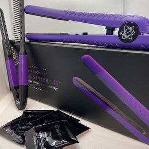 Evalectric classic 1.25” Hair Straightener Purple.